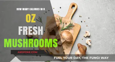 Mushrooms: Calories in 8 Oz Fresh