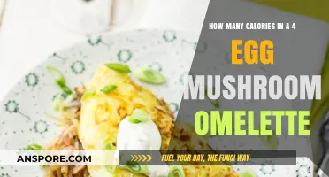 Calorie Count of a Four-Egg Mushroom Omelette