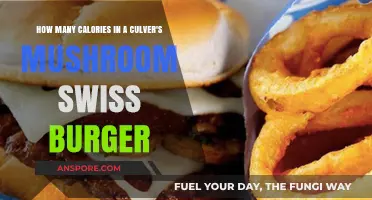 Mushroom Swiss Burger: Calories and Nutrition Facts