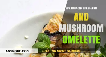 Calorie Count for a Hearty Ham & Mushroom Omelette