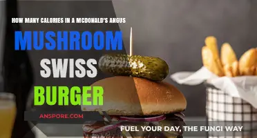 McDonald's Angus Mushroom Swiss Burger: Calorie Count Unveiled