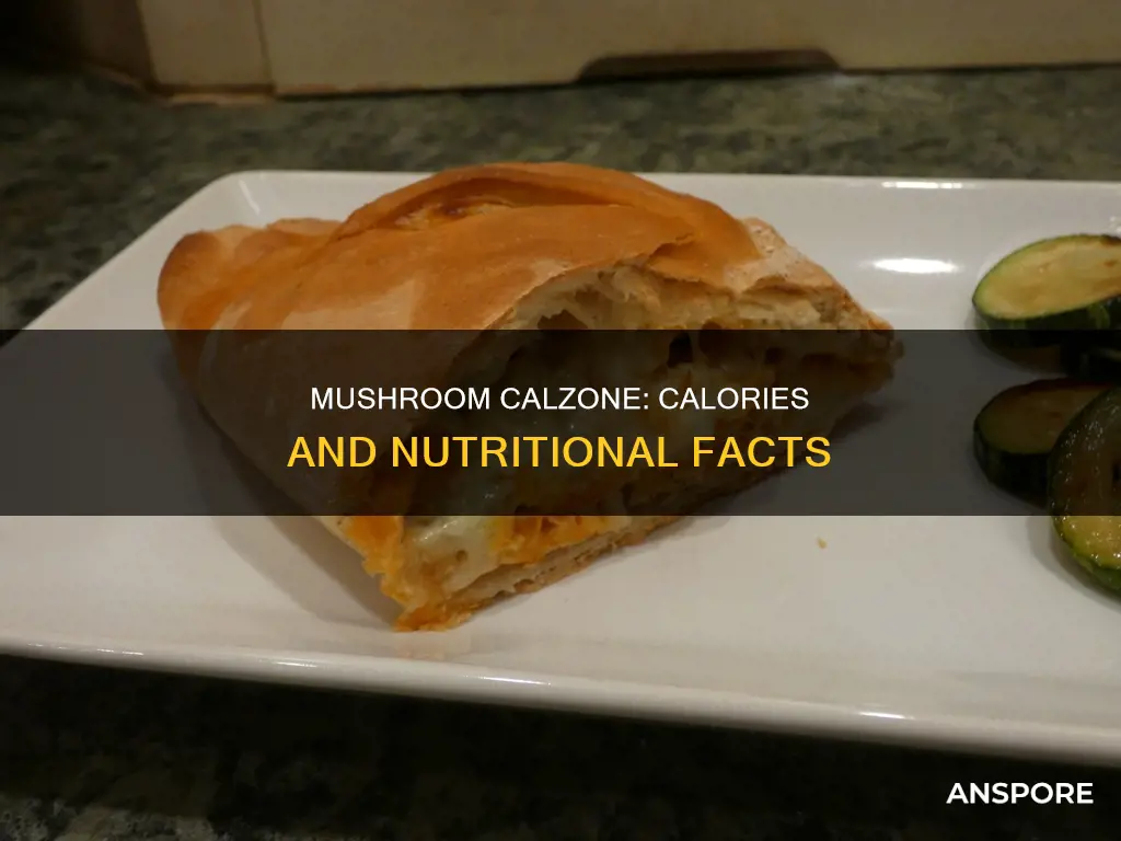 how many calories in a mushroom calzone