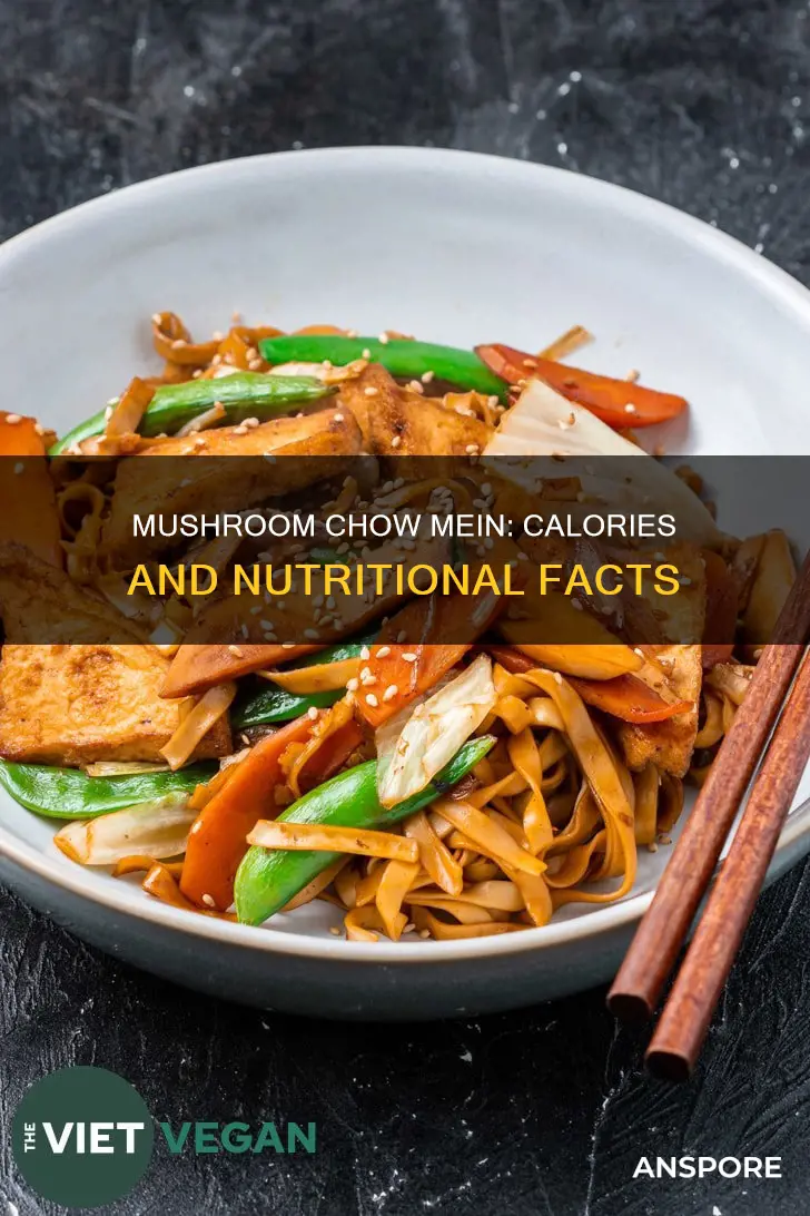 how many calories in a mushroom chow mein