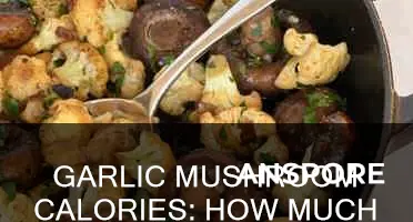 how many calories in a portion of garlic mushrooms