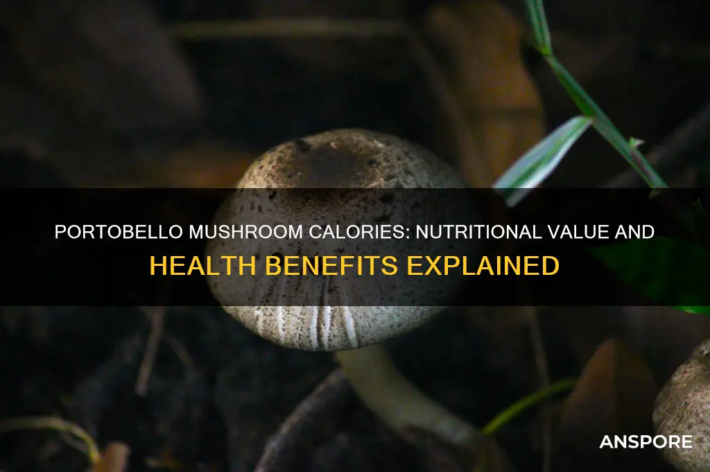 how many calories in a portobello mushroom
