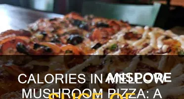 how many calories in a slice of mellow mushroom pizza