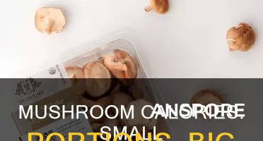 how many calories in a small mushroom