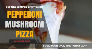 Calorific Delight: Stuffed Crust Pepperoni Mushroom Pizza