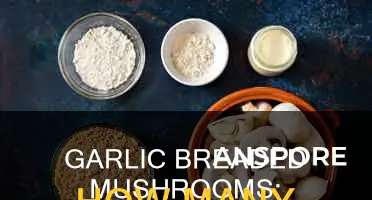 how many calories in garlic breaded mushrooms