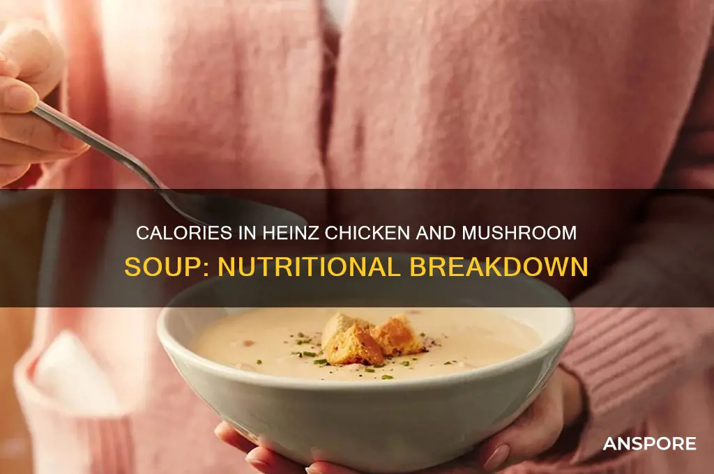 how many calories in heinz chicken and mushroom soup
