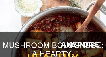 how many calories in mushroom bolognese