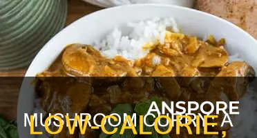 how many calories in mushroom curry