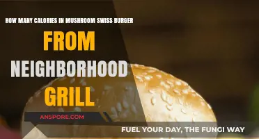 Mushroom Swiss Burger: Calories and Nutrition Facts