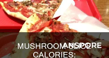 how many calories in ny pizza mushroom slice