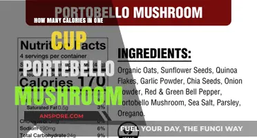 Mushroom Calories: Portobello Cup Count
