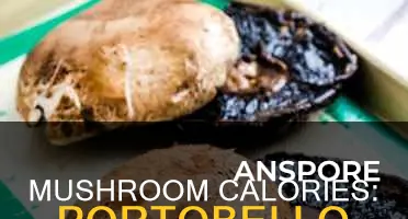 how many calories in one cup portebello mushroom