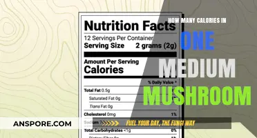 Mushroom Calories: How Much in One Medium?