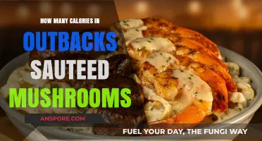 Outback's Sauteed Mushrooms: Calorie Count and Nutrition Facts