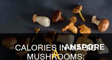 how many calories in pslocybin mushrooms