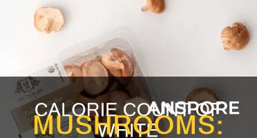 how many calories in qhite mushrooms