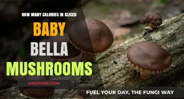 Mushroom Lovers: Calories in Sliced Baby Bellas