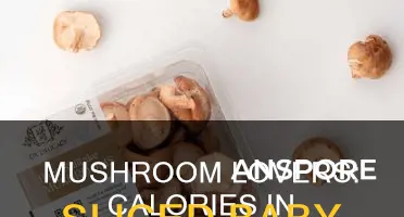 how many calories in sliced baby bella mushrooms