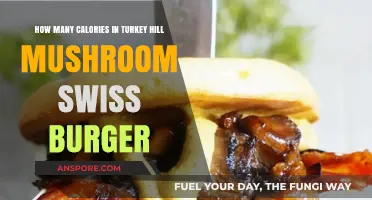 Turkey Hill Burger: Calories in a Mushroom Swiss Delight