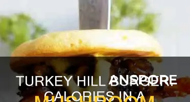 how many calories in turkey hill mushroom swiss burger
