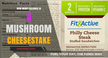 Mushroom Cheesesteak: Calories and Nutrition Facts