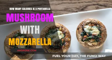 Portabella Mushroom Calories with Mozzarella Topping