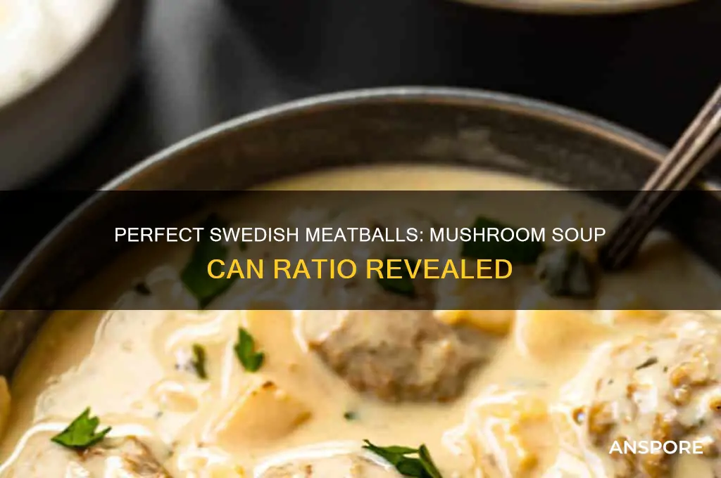 how many cans of mushroom soup for swedish meatballs