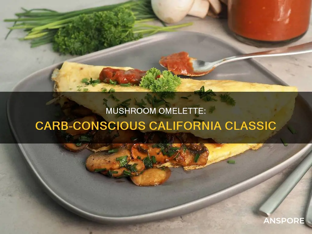 how many carbs in a california omelette mushroom