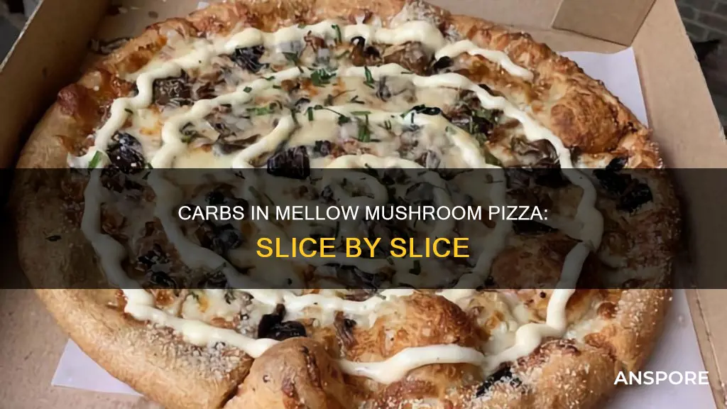how many carbs in a slice of mellow mushroom pizza