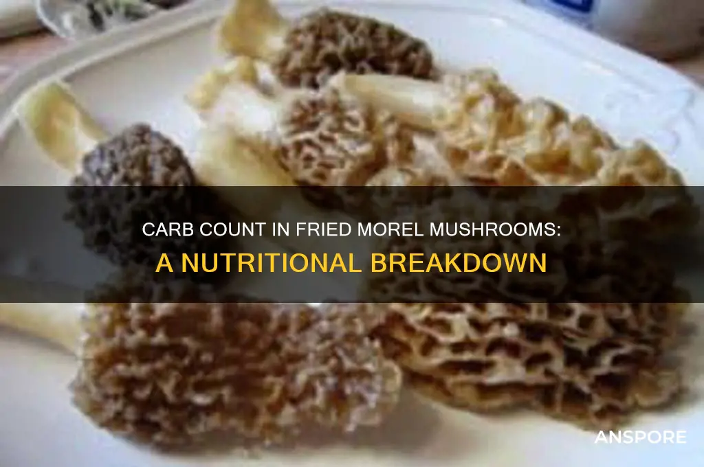 how many carbs in fried morel mushrooms