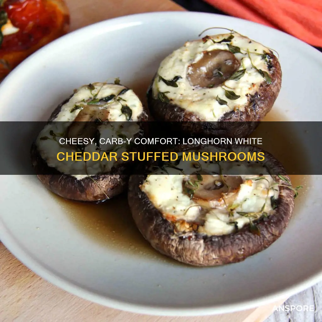 how many carbs in longhorn white cheddar stuffed mushrooms