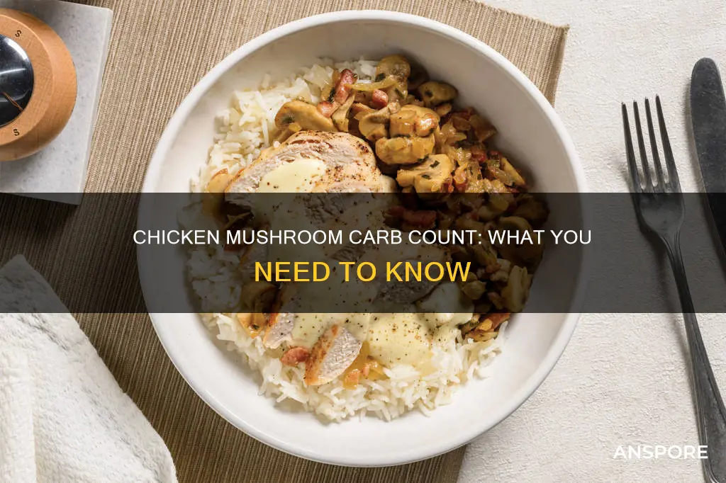how many carbs in mushroom chicken