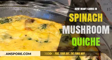 Spinach Mushroom Quiche: Carb Count and Nutrition Facts
