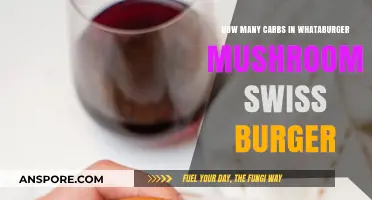 Whataburger's Mushroom Swiss Burger: Carbs and All