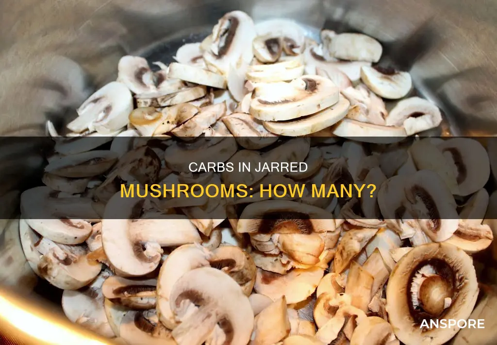 how many carbs jarred mushrooms