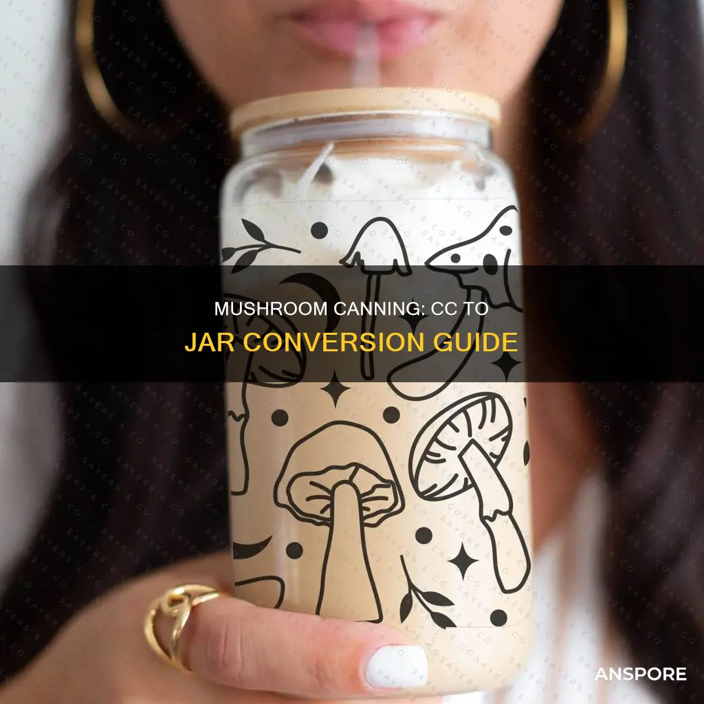 how many cc per jar mushroom