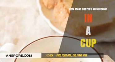 Measuring Mushrooms: A Cup's Worth of Chopped Treats