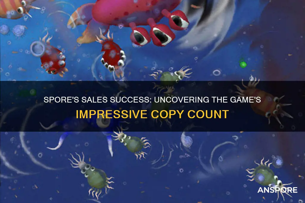 how many copies did spore sell