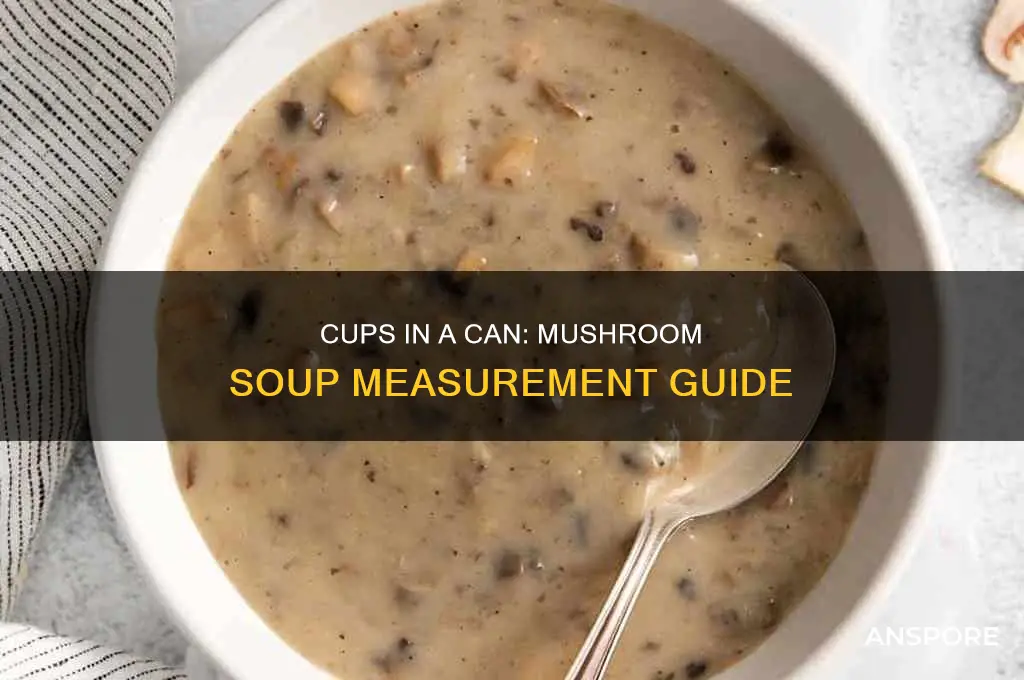 how many cups are in 1 can of mushroom soup