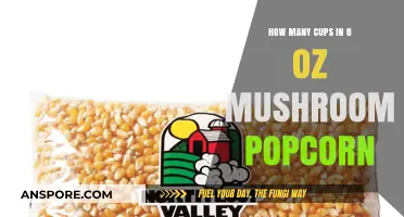 Popcorn Portions: Cups in 8 oz of Mushroom Popcorn