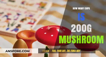 Mushroom Measurements: 200g Equals How Many Cups?