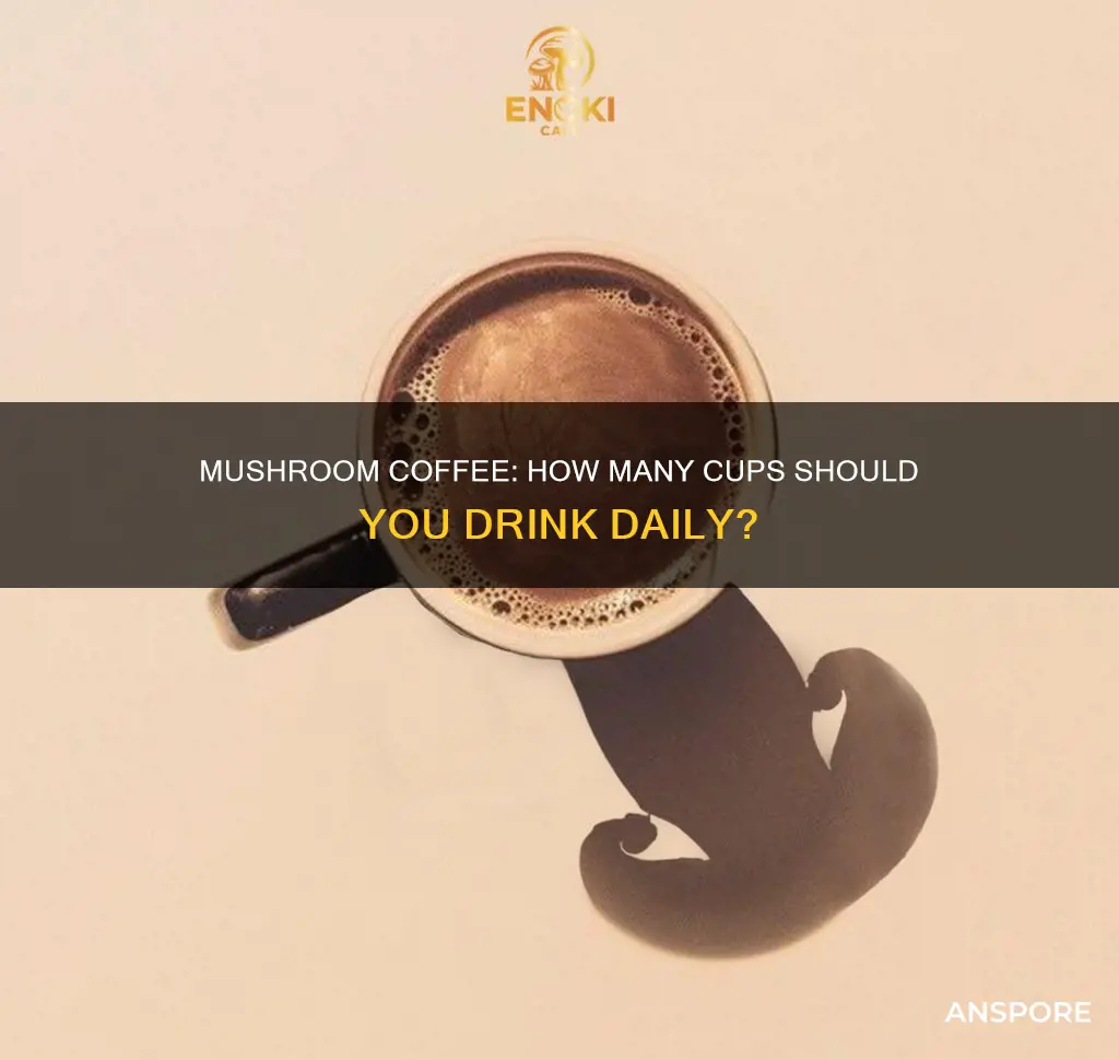 how many cups of mushroom coffee a day