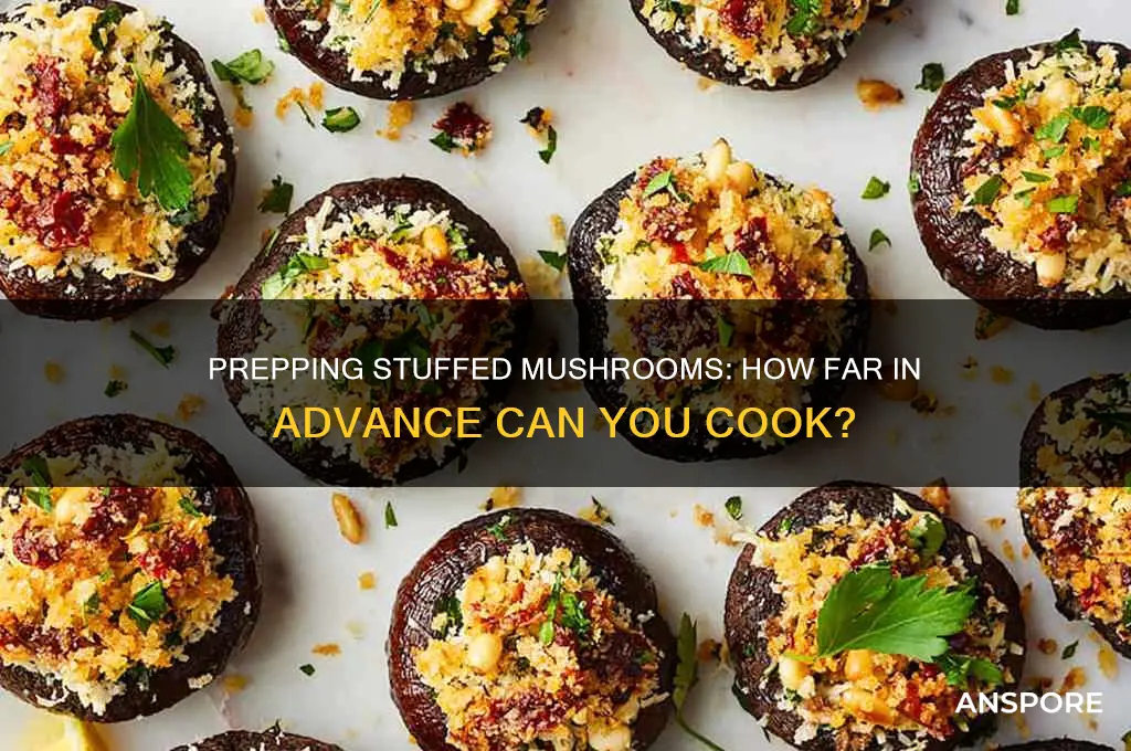 how many days ahead can you make stuffed mushrooms