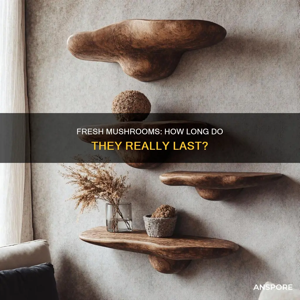 how many days do fresh mushrooms last