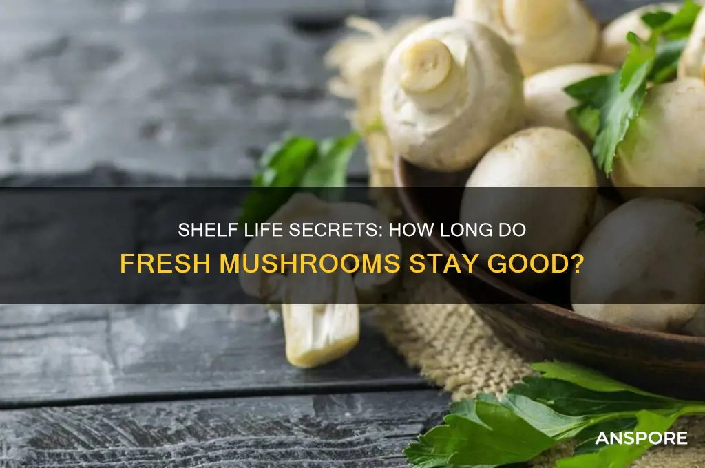 how many days until mushrooms go bad