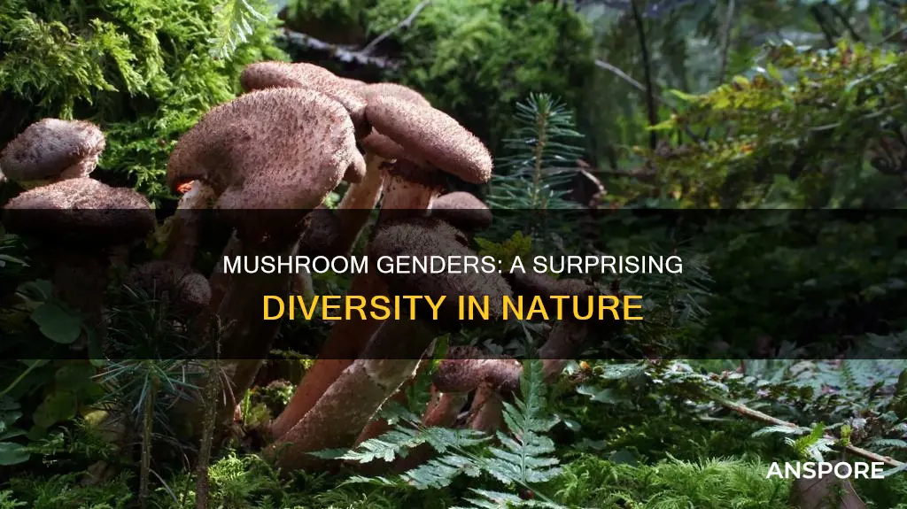 how many genders of mushrooms